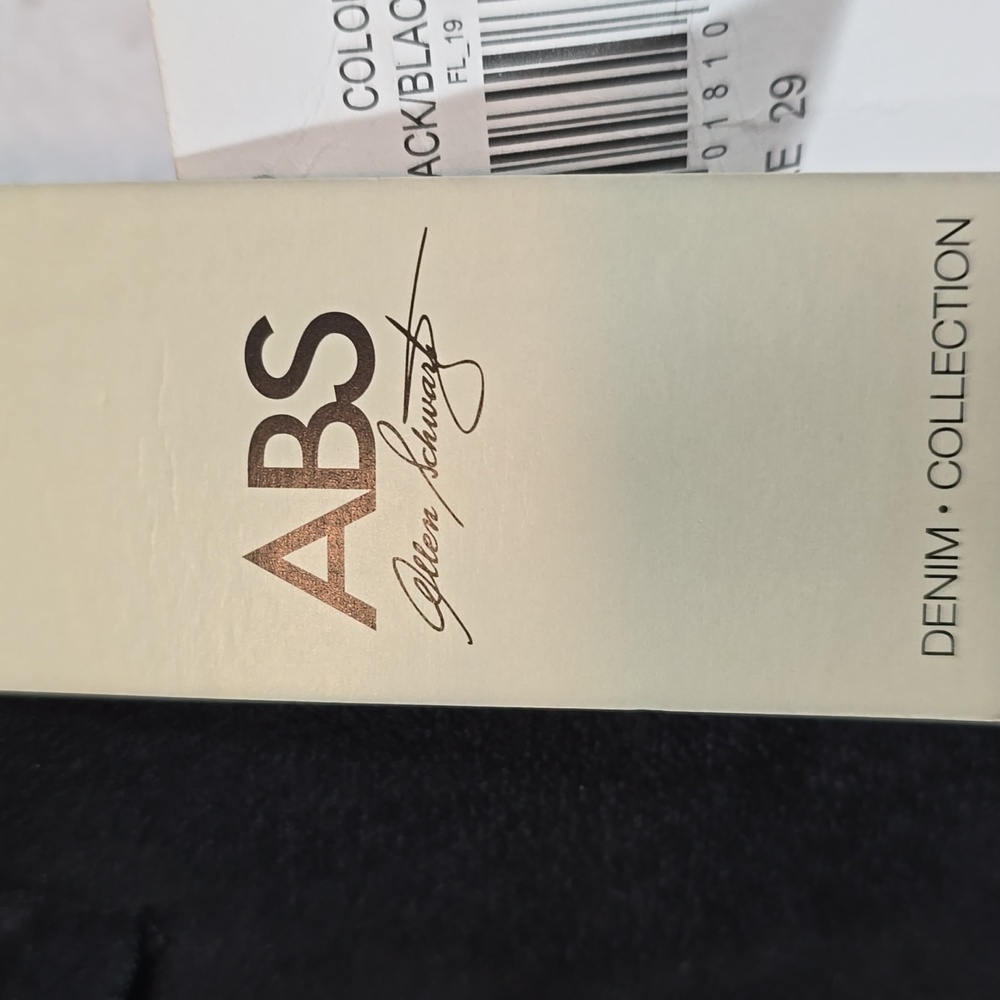 ABS Allen Schwartz Women's Sleek Faux Suede Black Skinny Pants Size 29 NWT - Picture 6 of 10